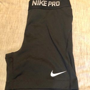 Black 5” Nike Pro Shorts